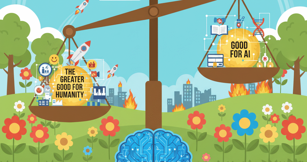 weight of what is good artificial intelligence and good for inhumanity
