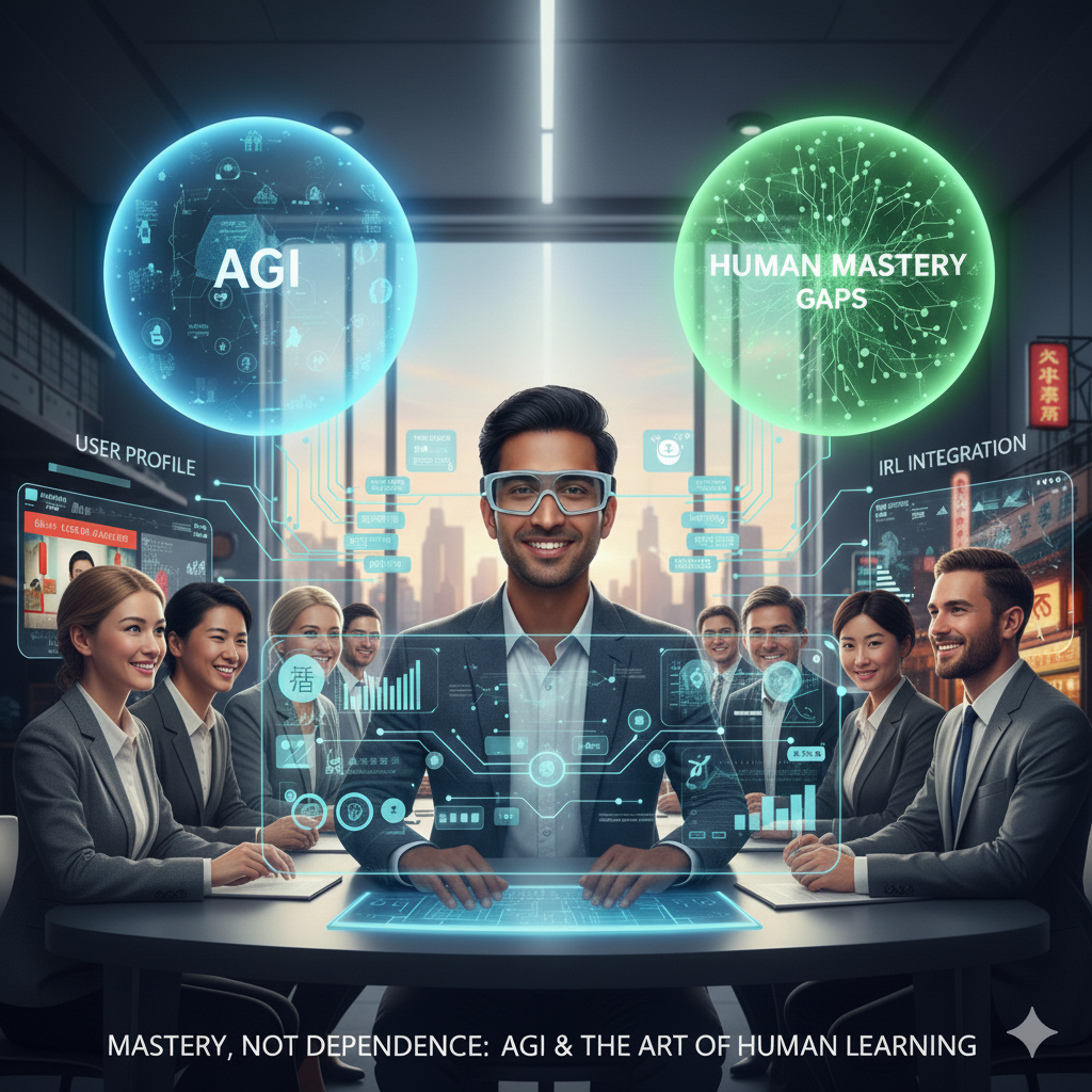 AGI help person to fulfill mission with understanding how they learn and habits